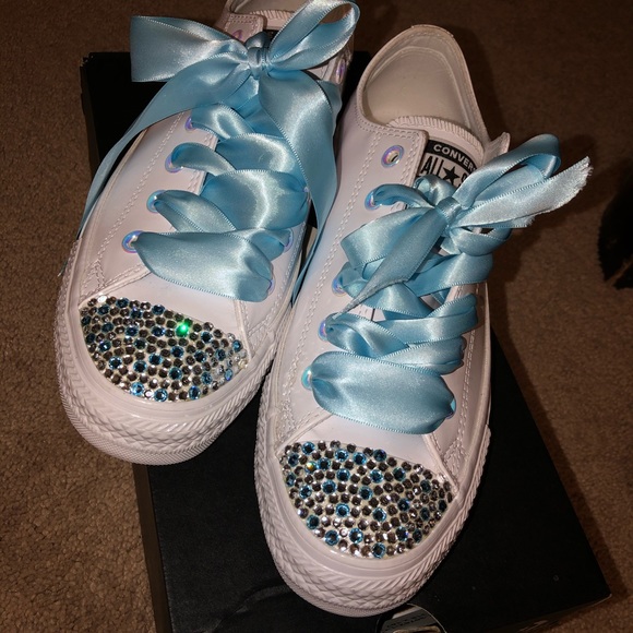 bedazzled converse sneakers